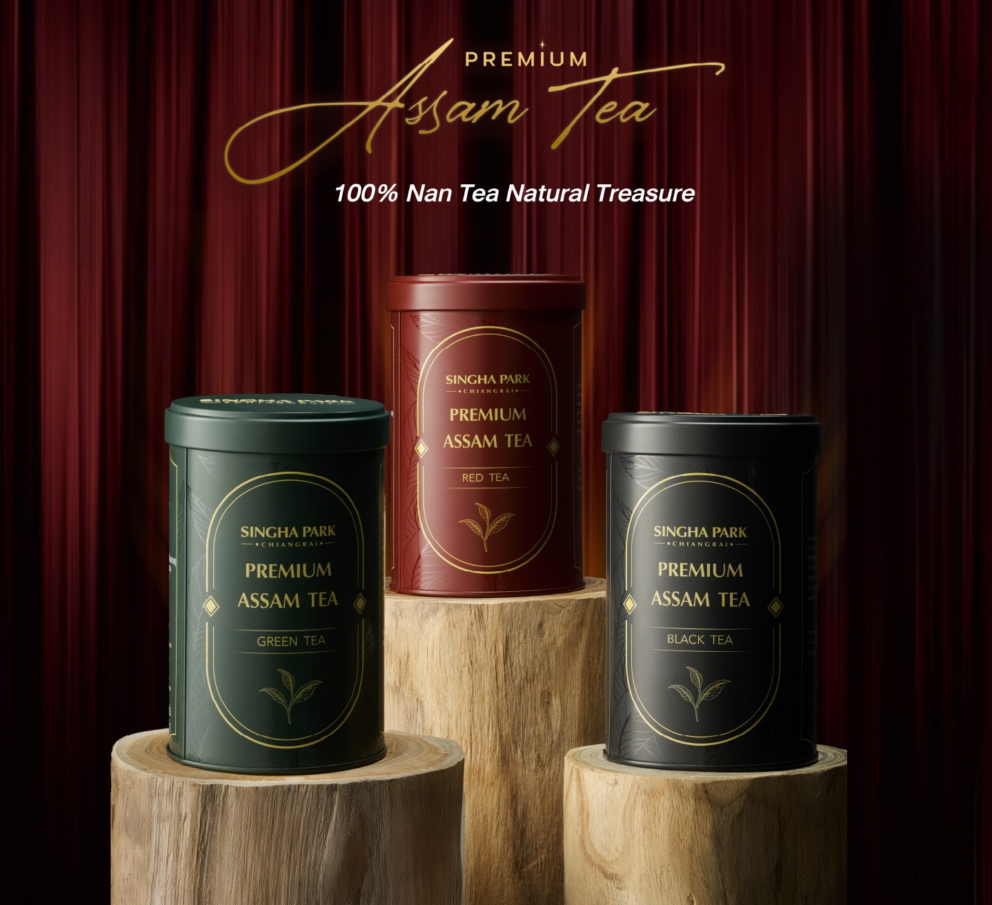 Premium Assam Tea 100% Nan Tea Natural Treasure